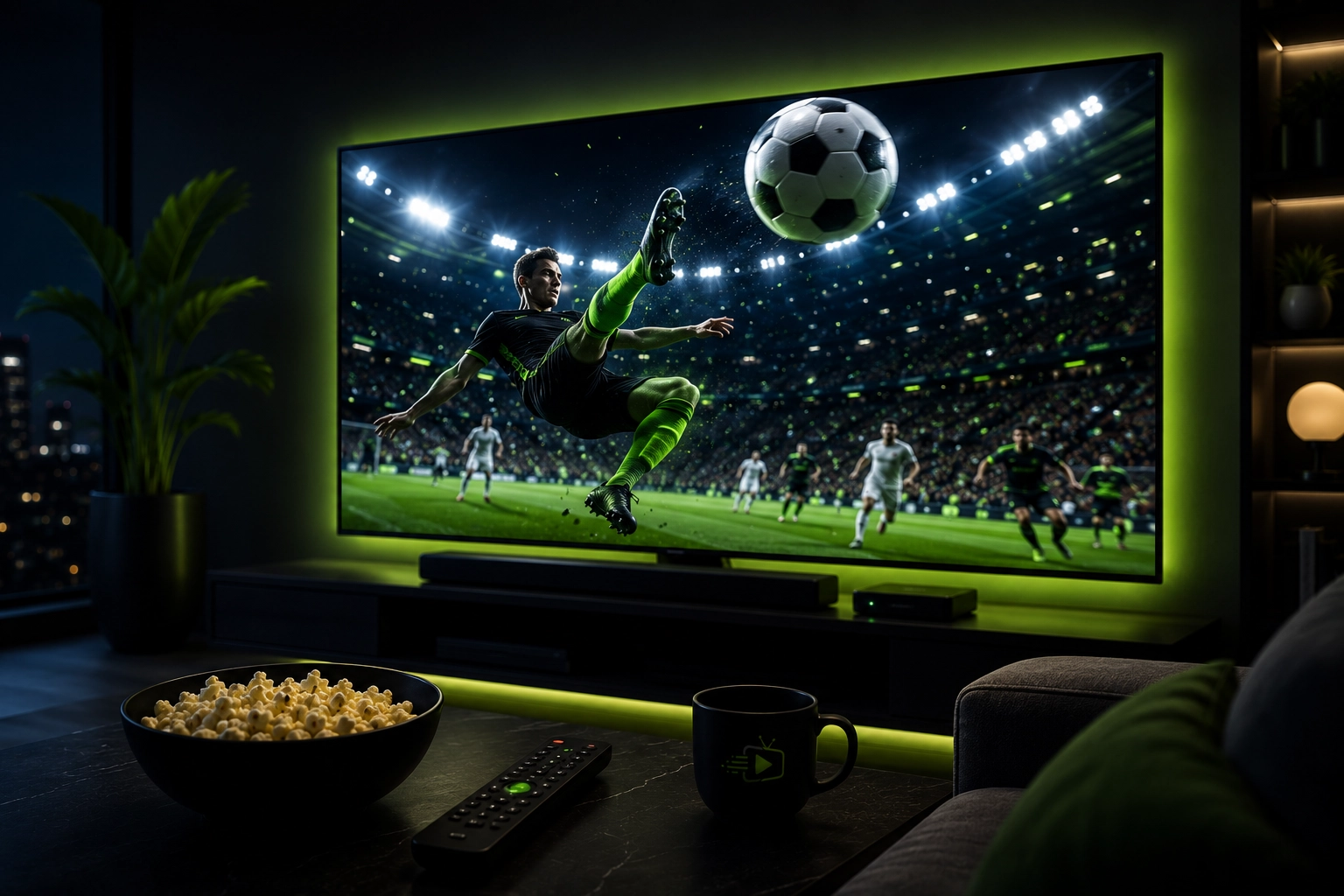 IPTV Premium 4K und HD Bildqualität im Vergleich auf dem Fernseher